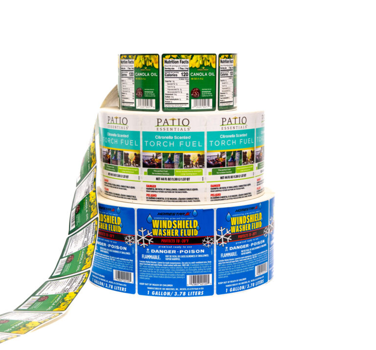 Custom Roll Labels example.