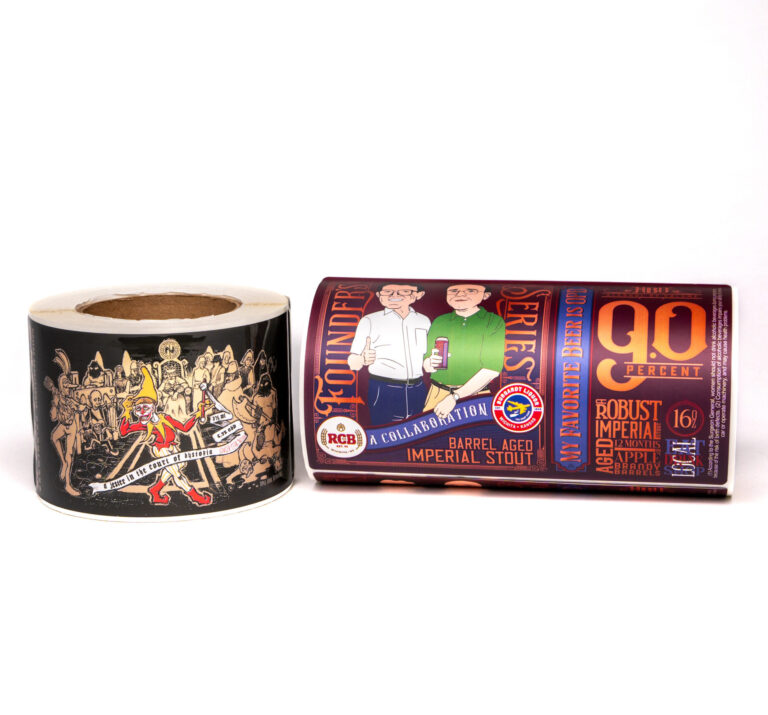 Custom Roll Labels example.