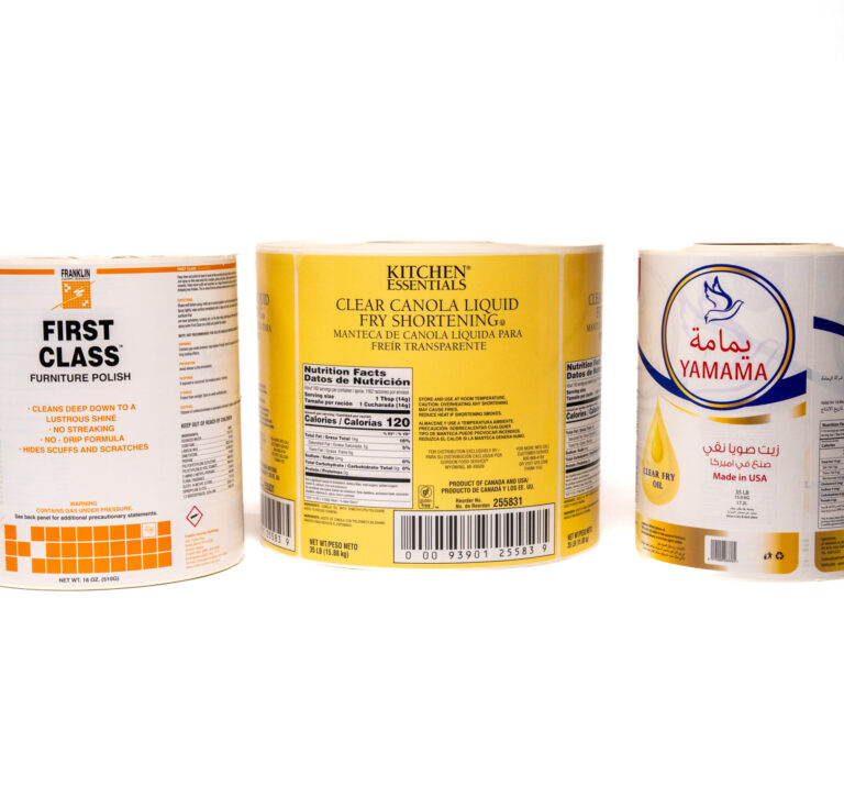 Custom Roll Labels example.