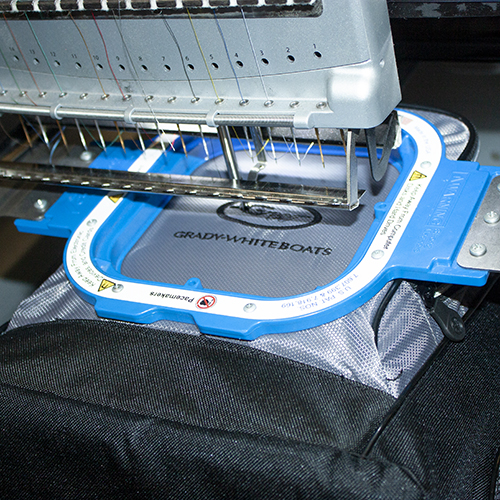 machine embroidering cooler